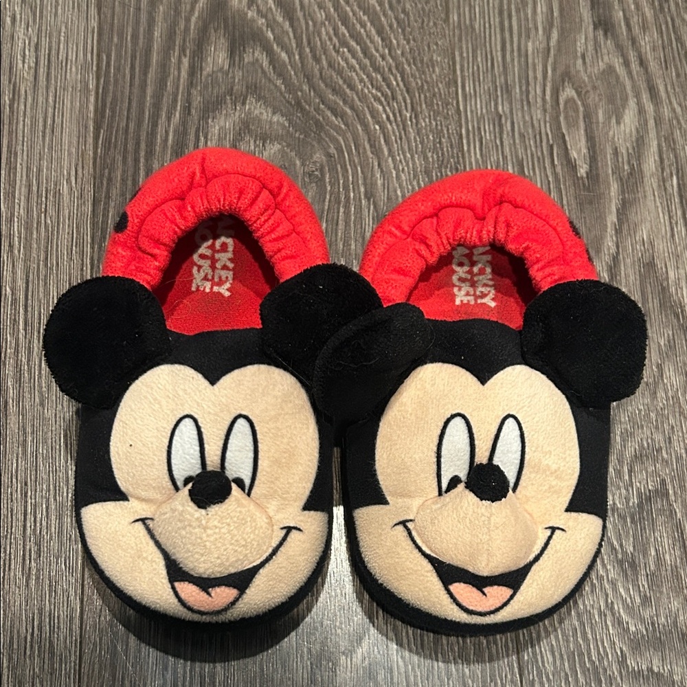 Disney Mickey Mouse Plush Slippers